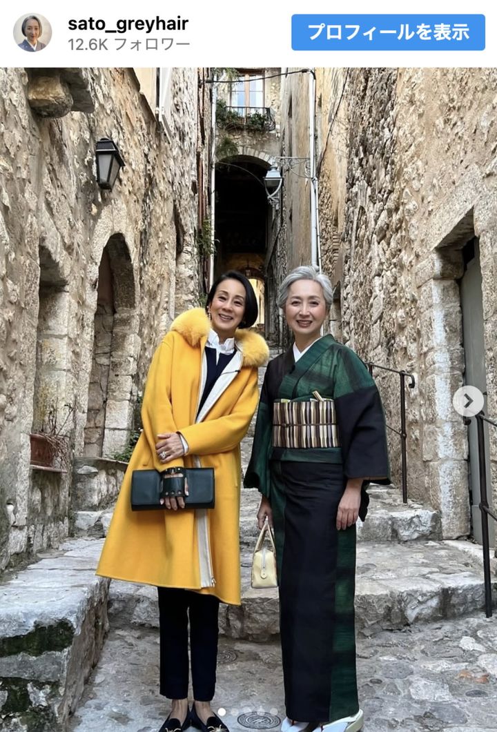 近藤サト、同期の中村江里子との2ショットを公開 ※「近藤サト」インスタグラム width=