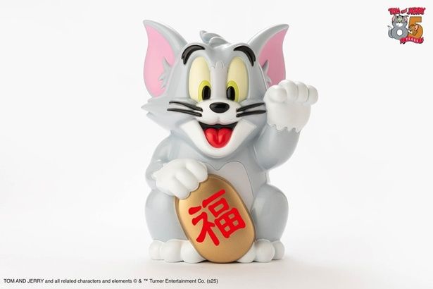 「HKDSTOY×ゴッコ堂 トムとジェリー OMAMORI ソフビ [トムとジェリー2体セット] 通常版」トム単体