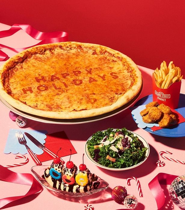 「セサミストリートマーケット」の第2弾ホリデーカフェメニューがスタート