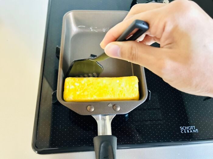 【セリア】見つけたら即買い級！まさかの『専用ターナー』使ってみたら…感動♡「本当にコレ1本で完結した」