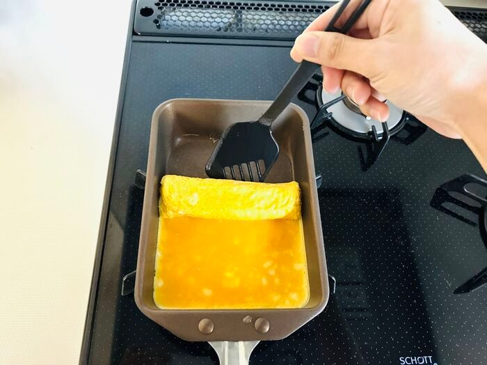 【セリア】見つけたら即買い級！まさかの『専用ターナー』使ってみたら…感動♡「本当にコレ1本で完結した」