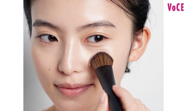 さらにカバーしたい部分に少量重ね塗り