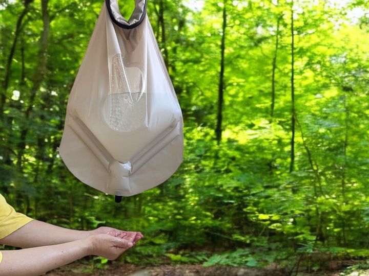 アウトドアで手洗いとしても使える