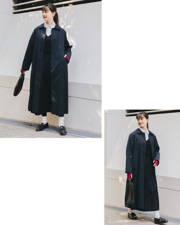 大きめサイズのコートが欲しい！黒とベージュどちらが良い？【FUDGE dig.｜素敵なバルマカーンコートを探して- 02】