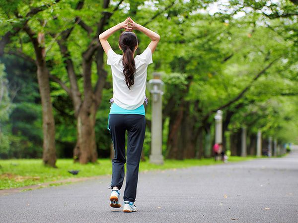 歩いているとき