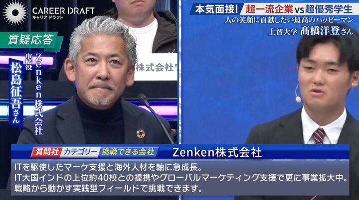 Zenken株式会社の担当者