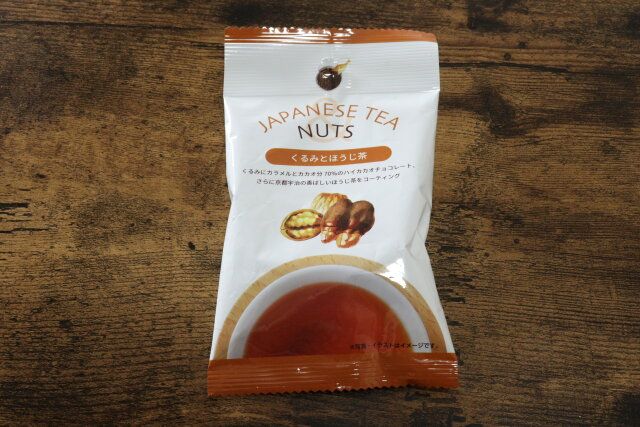 ダイソー JAPANESE TEA & NUTS くるみとほうじ茶 おやつ