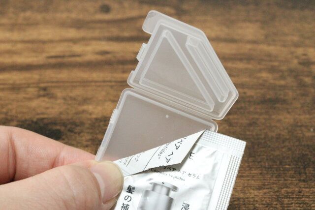 セリアのサンプルコスメクリップの使い方のコツ