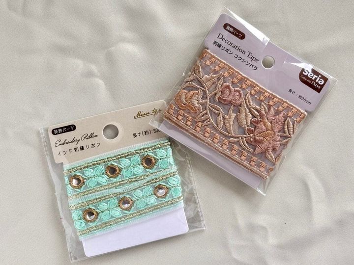 100均のリボン12選！ベロアや刺繍、レースまで大充実♡【ダイソー・セリア・キャンドゥ】