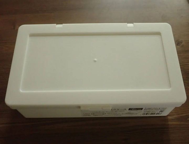 DAISO(ダイソー)：フタがとまるマスクケース W