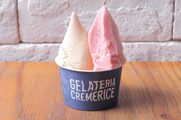 大丸福岡天神店 冬の北海道展 ジェラート2種盛り1カップ