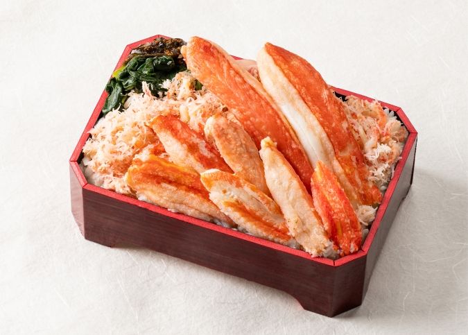大丸福岡天神店 冬の北海道展 鱗幸食品 ズワイ蟹尽くし弁当