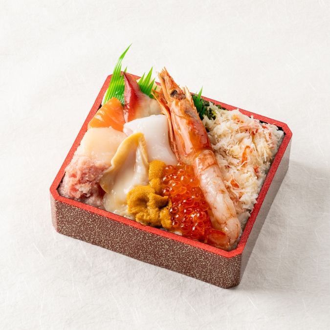 大丸福岡天神店 冬の北海道展 旭川駅立売商会 海鮮づくし弁当