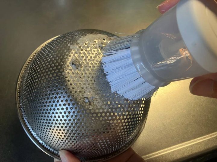 DAISO(ダイソー)：洗剤が入るキッチンブラシ