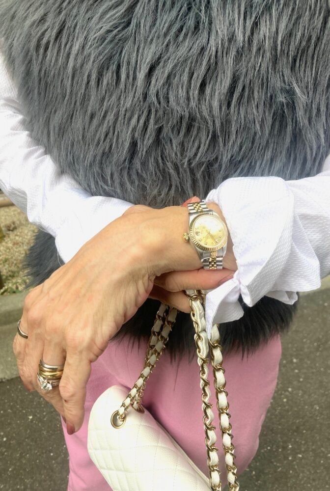 シルバーカラー×ゴールドカラーが合わせやすい『ロレックス』の時計