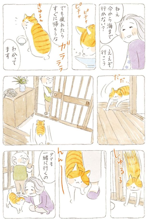 ねぇ 今から海まで行かない？ （C）ねこまき（ミューズワーク）／KADOKAWA