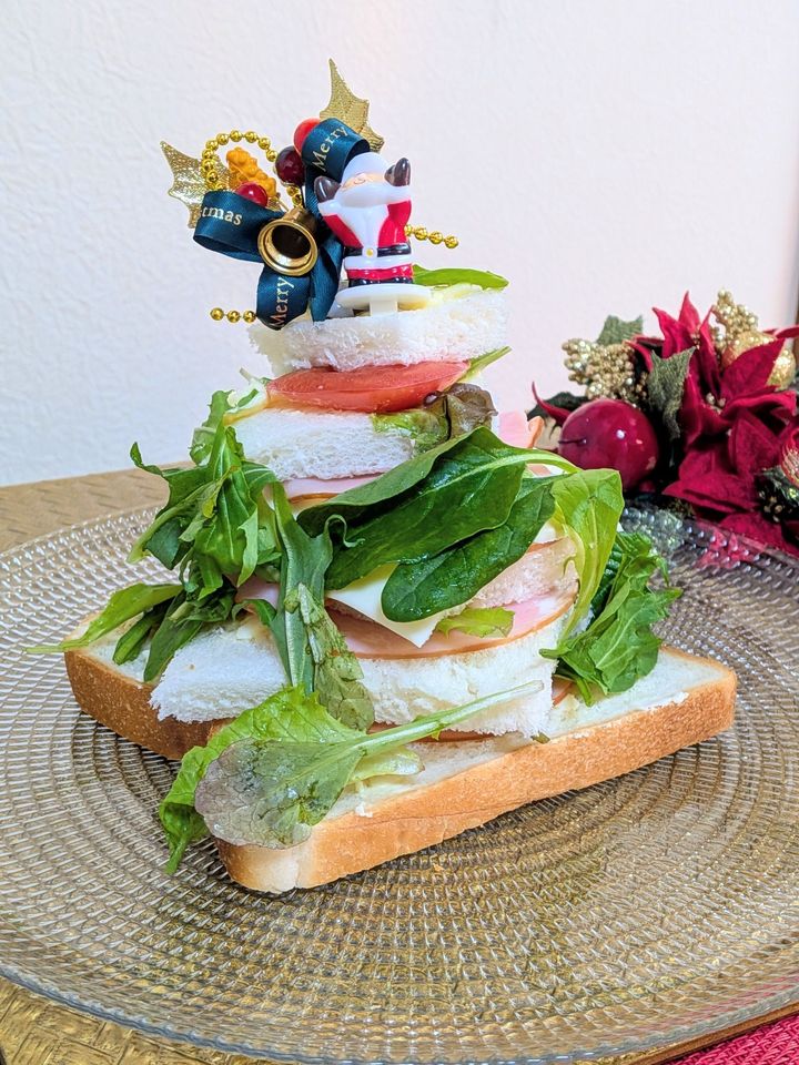 子どもと一緒に楽しもう！サンドイッチツリー