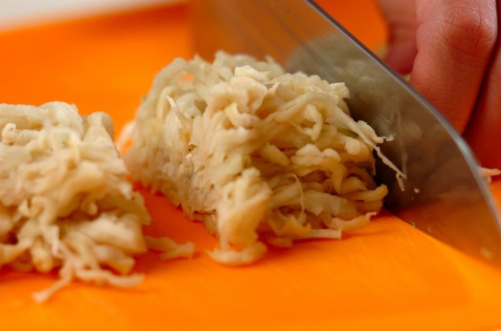 切干し大根の煮物の下準備1