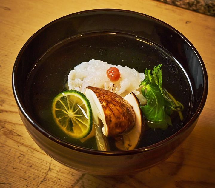 銀座『三亀』の「お椀」