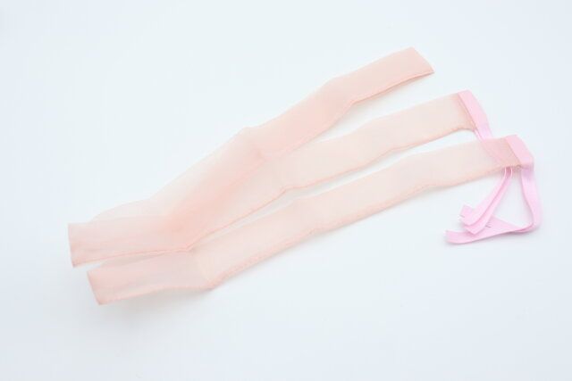 セリアのコードソックス シフォン