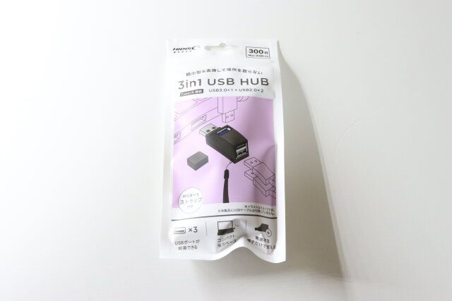 Type-A 3in1 USB HUB パッケージ