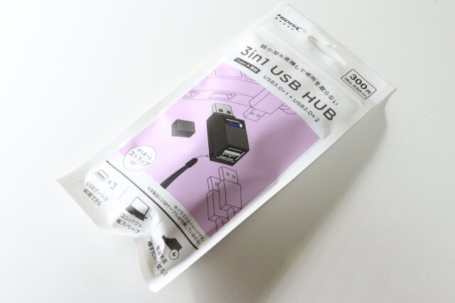 Type-A 3in1 USB HUB 電気小物