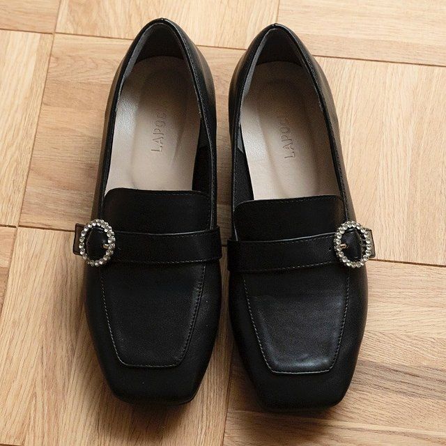 しまむらのスクエアトゥパンプス （Mizuchi）