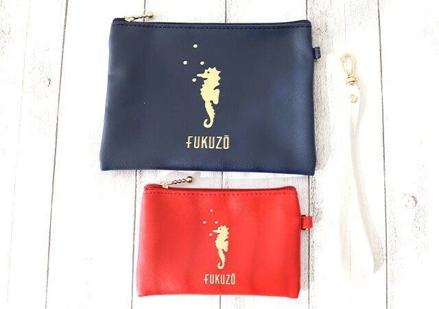 FUKUZO [フクゾー] ストラップつきレザー調ポーチセット