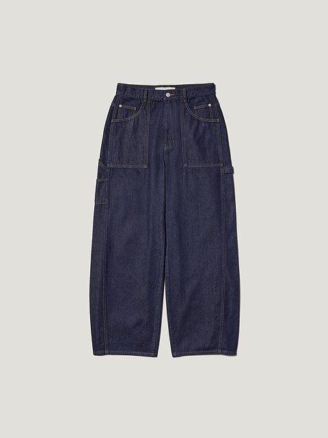 GUのバレルレッグペインタージーンズ by rokh