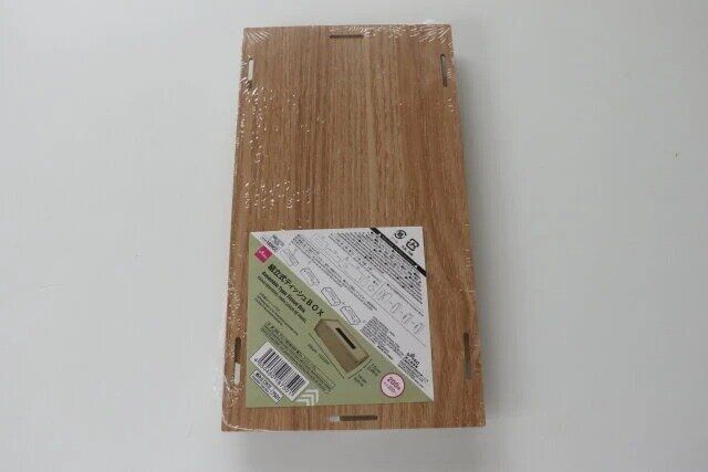 ダイソー 組立式ティッシュBOX パッケージ
