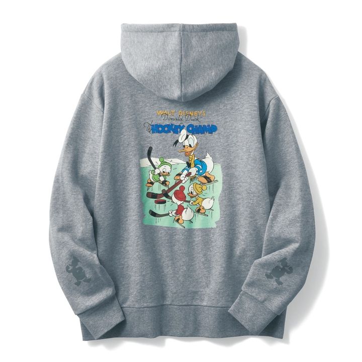 ユニセックス裏毛プルパーカ ドナルド