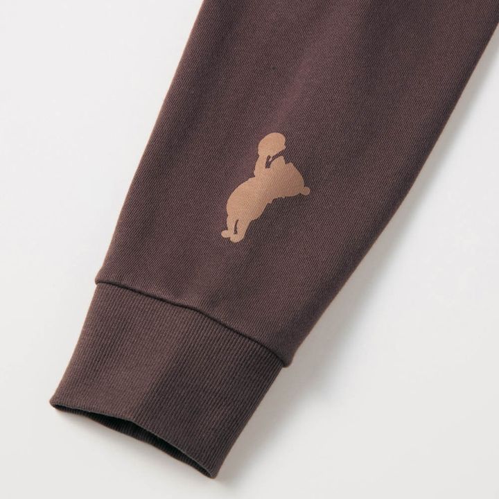 ユニセックス裏毛プルパーカ プーさん デザインアップ