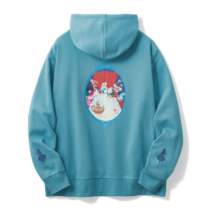 ユニセックス裏毛プルパーカ アリス