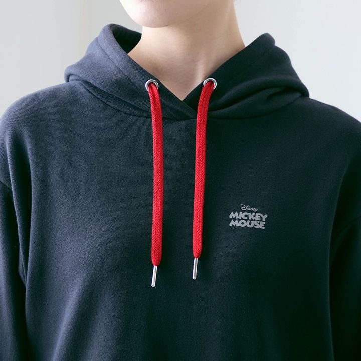 ユニセックス裏毛プルパーカ ロゴ