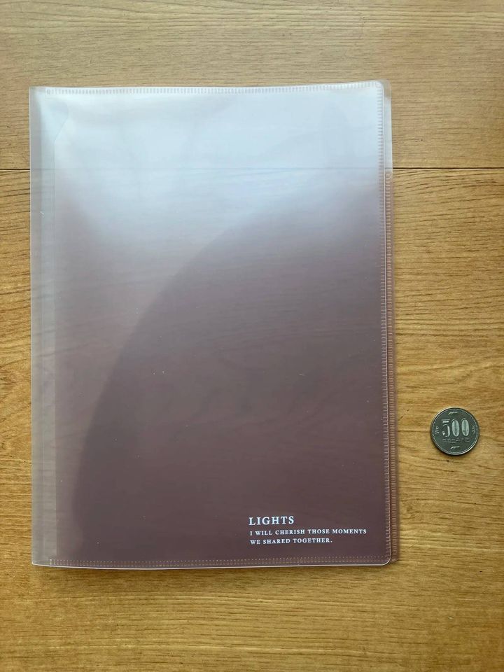 DAISO(ダイソー)：プリントが入れられるノートカバー(CIS、B5)