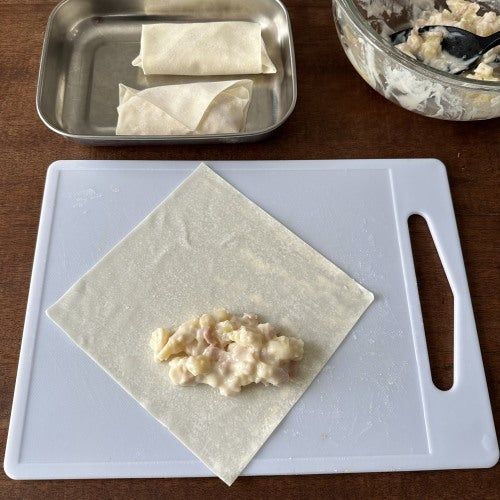 「ベーコンポテトパイ風春巻き」レシピ