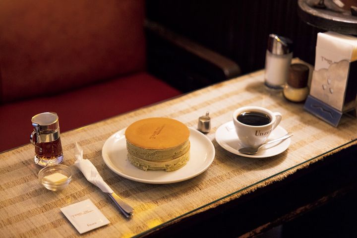 京都〈珈琲の店 雲仙〉オリジナルブレンドコーヒー、ホットケーキ