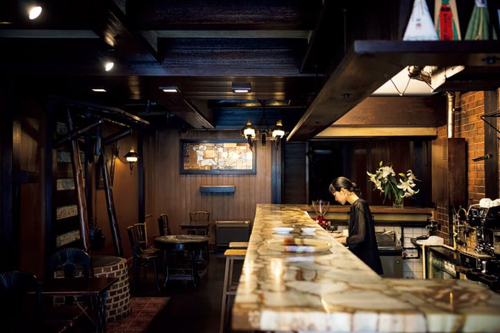 京都〈COFFEE Cattleya〉店内