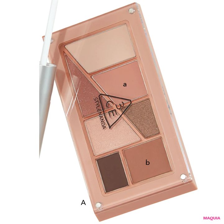 長濱ねる 冬メイク 20025 coldgirlメイク 3CE レイヤーイットオールパレット アイシャドウ ロージーヒップ