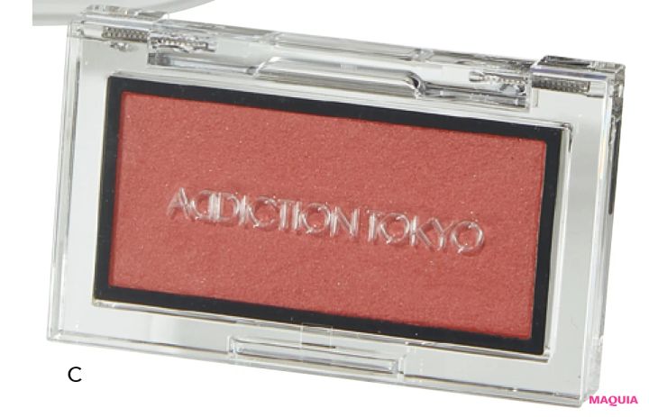 長濱ねる 冬メイク 20025 coldgirlメイク アディクション ザ ブラッシュ パール 005P