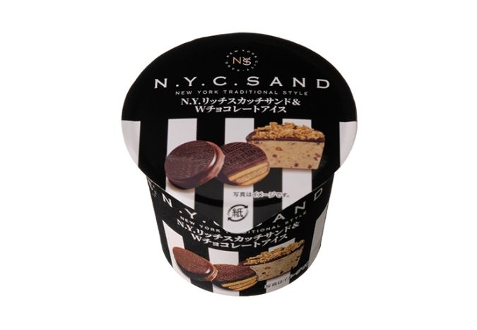 セブン-イレブン N.Y.C.SAND N.Y.リッチスカッチサンド＆Wチョコレートアイス