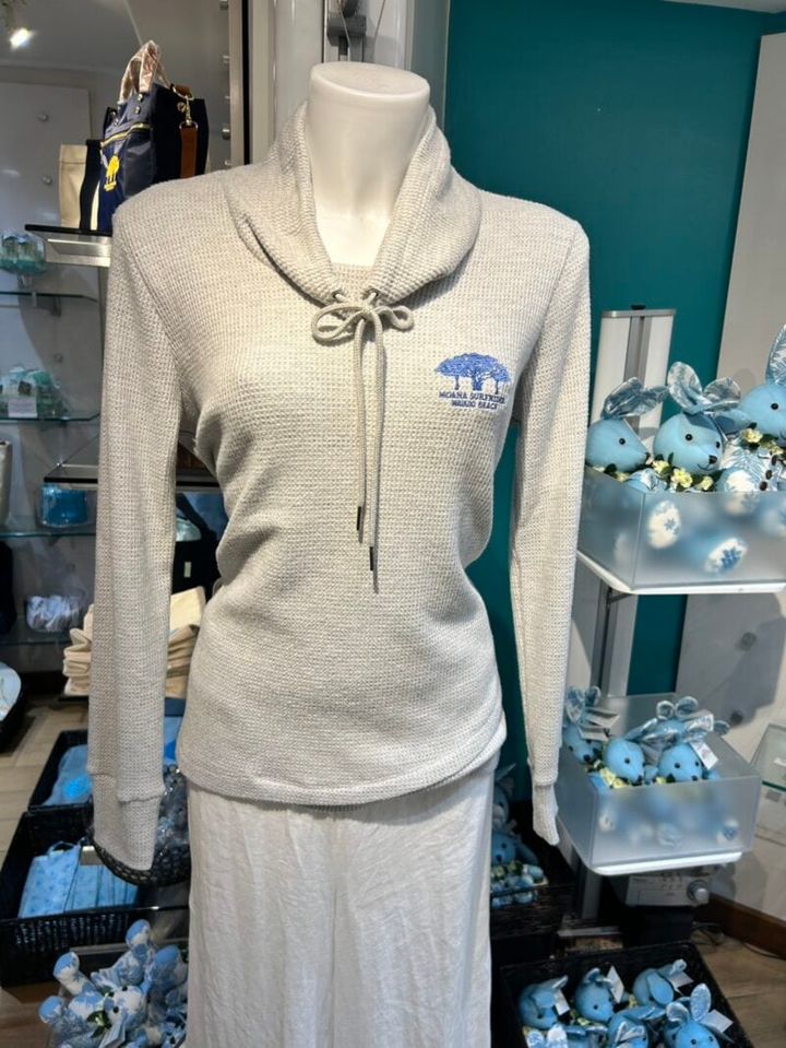 サーマル素材のフーディ