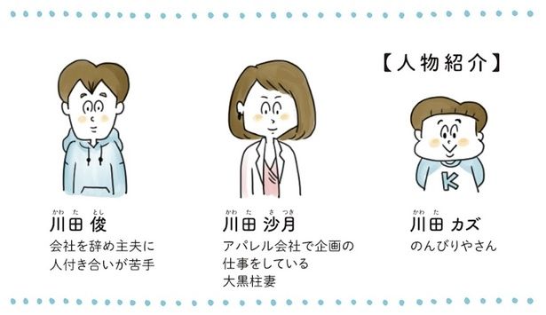 登場人物 （C）とげとげ。／レタスクラブ