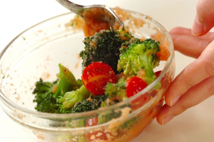 ブロッコリー明太和えの作り方1