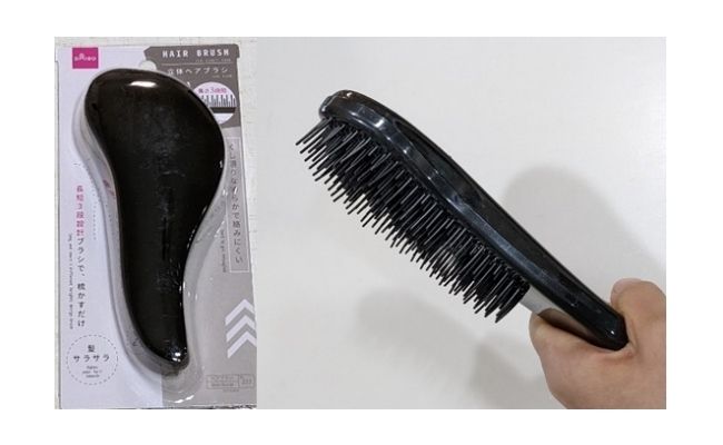 ダイソー「立体ヘアブラシ」