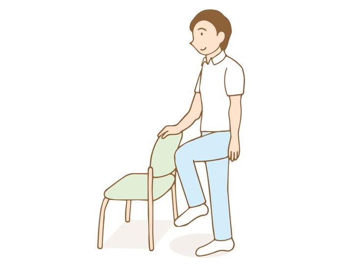 ニーアップ静止（3秒キープ）