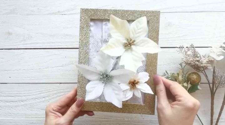 ダイソー┃クリスマスフレームアレンジ