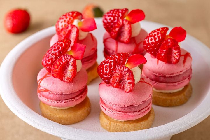 マカロンラズベリー