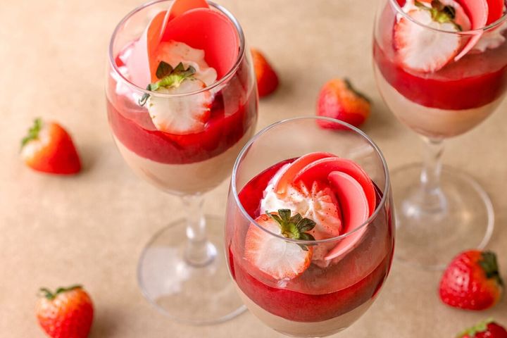 苺チョコパフェ