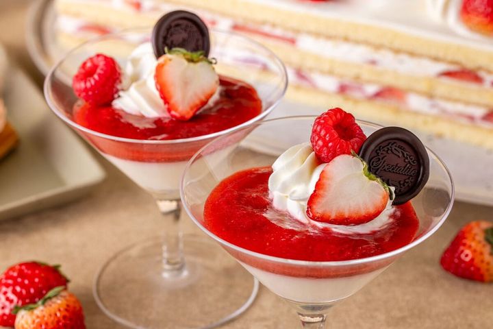 ライチのパンナコッタ